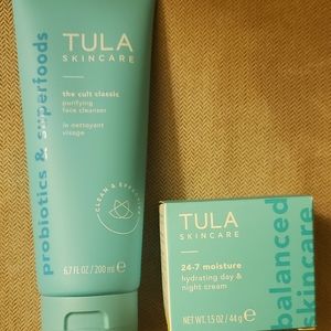 Bundle: TULA Cult Classic Cleanser & 24/7 Moisture Hydrating Day & Night Cream